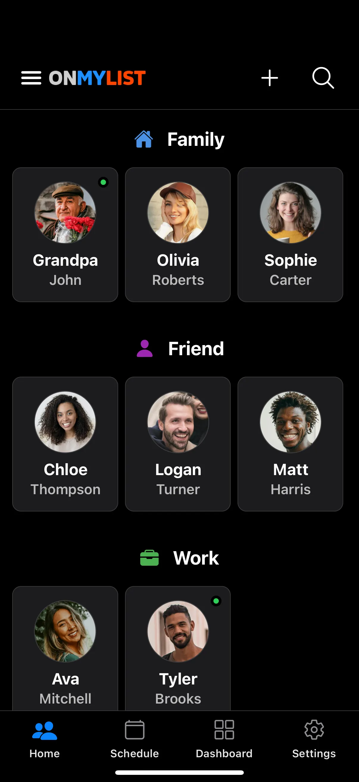 Contact import and tagging